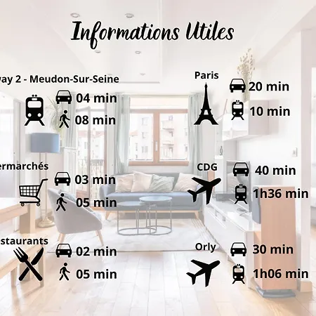 Apartment Grand T4 Moderne - 3 Chambres-paris Expo Porte De Versailles